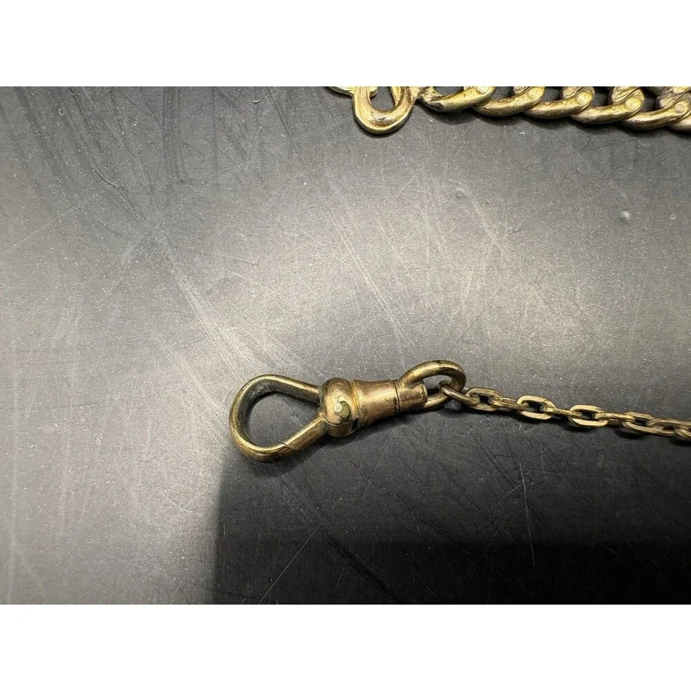 Antique WHB & Co Gold Filled  Watch Chain Fob 4” Beautiful!